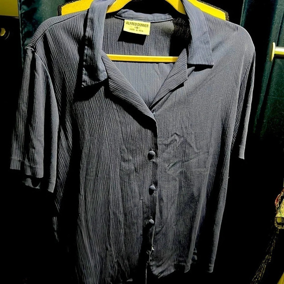 ALFRED Dunner Button Up Top - Picture 1 of 3